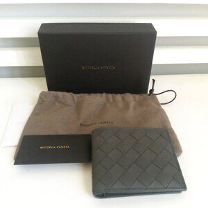 NEW BOTTEGA VENETA Intrecciato Continental Bi-FOLD WALLET